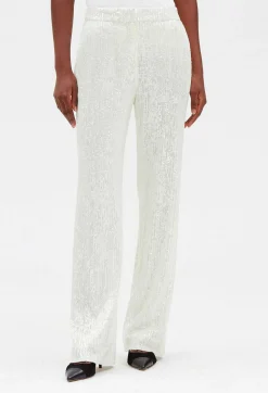 Pantalon A Sequins Blanc^Claudie Pierlot Cheap