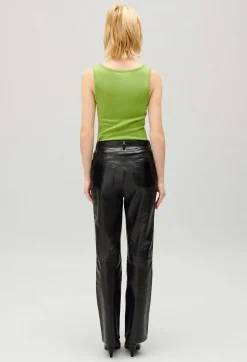 Pantalon Cuir Noir^Claudie Pierlot Best Sale