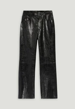 Pantalon Cuir Noir^Claudie Pierlot Best Sale