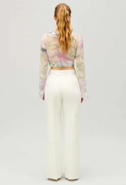 Pantalon Droit Tailleur Blanc^Claudie Pierlot Cheap