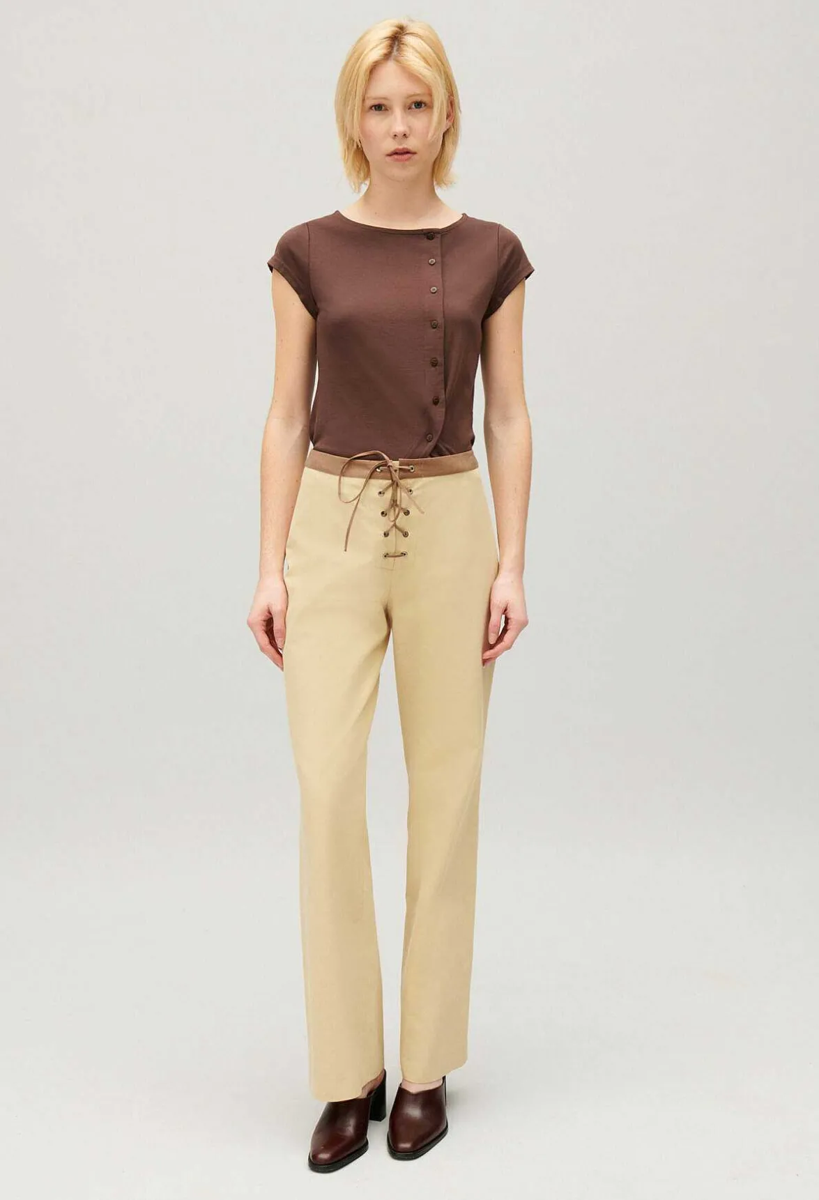 Pantalon Lace Bicolore^Claudie Pierlot Store