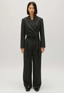 Pantalon Large Gris Chine^Claudie Pierlot Sale
