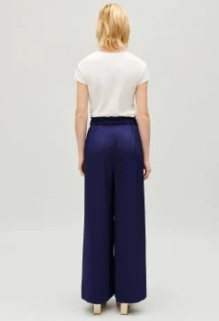 Pantalon Large Taille Smockee^Claudie Pierlot Best Sale