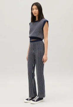 Pantalon Maille Rayee^Claudie Pierlot Shop
