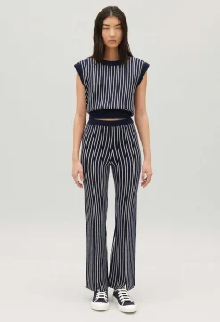 Pantalon Maille Rayee^Claudie Pierlot Shop