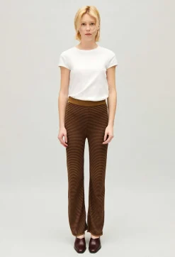 Pantalon Rayures Marron^Claudie Pierlot New