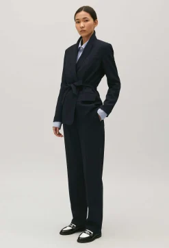 Pantalon Tailleur Bleu Marine^Claudie Pierlot New