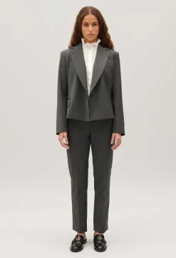 Pantalon Tailleur Gris Chine^Claudie Pierlot Hot