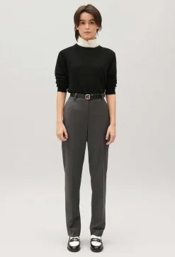 Pantalon Tailleur Gris Chine^Claudie Pierlot Hot