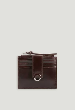 Porte-Cartes Alix Cuir Marron^Claudie Pierlot Cheap