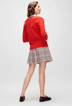 Pull 2 En 1 Col V A Bandes Contrastees^Claudie Pierlot Best