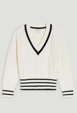 Pull Maille Torsadee Beige^Claudie Pierlot New