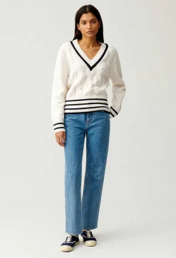 Pull Maille Torsadee Beige^Claudie Pierlot New
