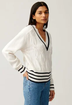 Pull Maille Torsadee Beige^Claudie Pierlot New