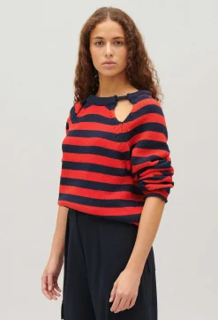 Pull Raye Bicolore^Claudie Pierlot Shop