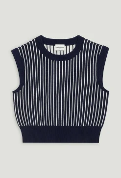 Pull Sans Manches Maille Rayee^Claudie Pierlot Online
