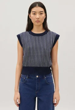 Pull Sans Manches Maille Rayee^Claudie Pierlot Online