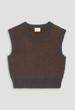Pull Sans Manches Maille Rayee^Claudie Pierlot Discount