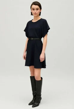 Robe Courte Babydoll Marine^Claudie Pierlot Best Sale