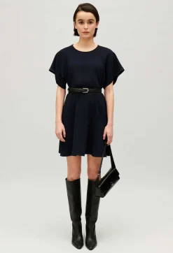 Robe Courte Babydoll Marine^Claudie Pierlot Best Sale