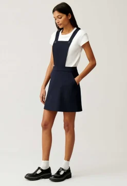 Robe Courte Bretelles Marine^Claudie Pierlot Best Sale