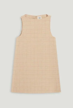 Robe Courte Carreaux Beige^Claudie Pierlot Store
