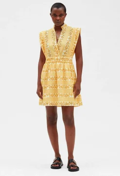 Robe Courte En Coton Brode^Claudie Pierlot Cheap