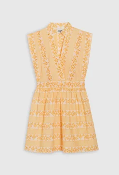 Robe Courte En Coton Brode^Claudie Pierlot Cheap