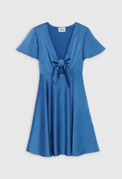 Robe Courte Fluide Bleue^Claudie Pierlot Outlet