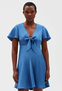 Robe Courte Fluide Bleue^Claudie Pierlot Outlet