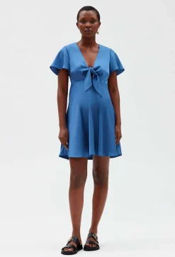Robe Courte Fluide Bleue^Claudie Pierlot Outlet