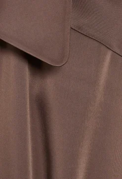 Robe Courte Fluide Rixie Marron Glace^Claudie Pierlot Discount