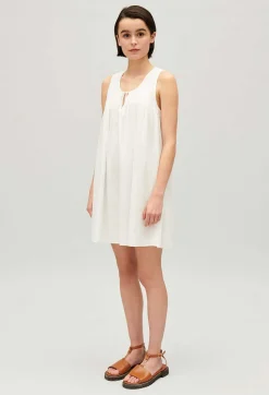 Robe Courte Froncee Ecrue^Claudie Pierlot Best