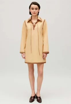 Robe Courte Lacee Beige^Claudie Pierlot Clearance