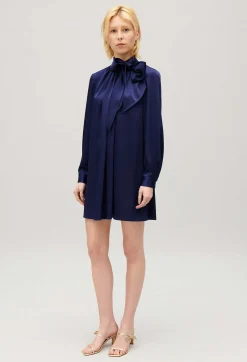 Robe Courte Lavalliere Indigo^Claudie Pierlot Outlet