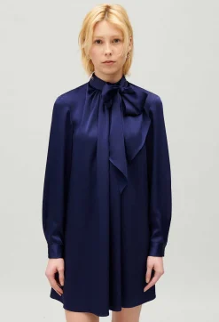 Robe Courte Lavalliere Indigo^Claudie Pierlot Outlet