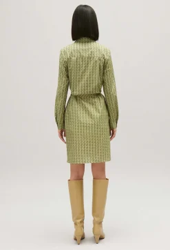 Robe Courte Monogramme Verte^Claudie Pierlot Outlet