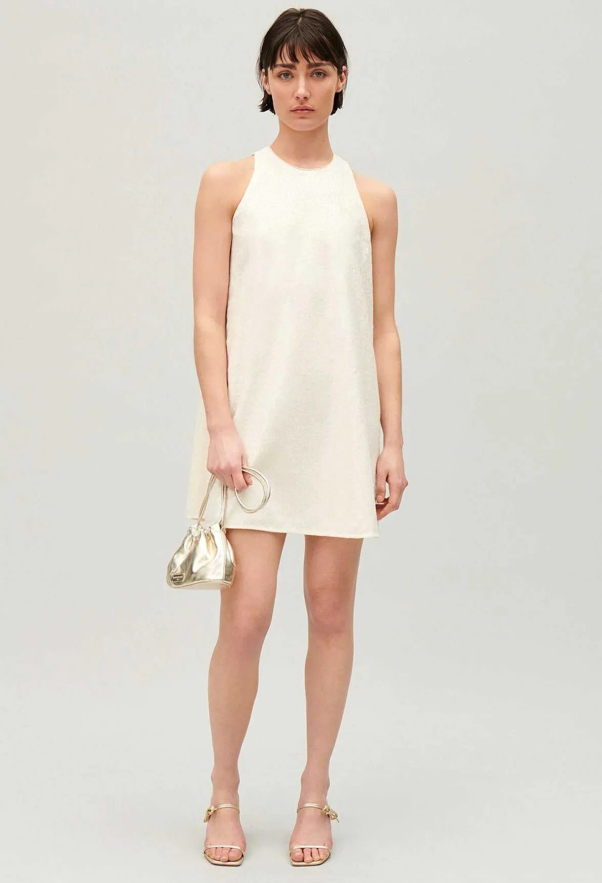 Robe Courte Pailletee Ecrue^Claudie Pierlot Hot