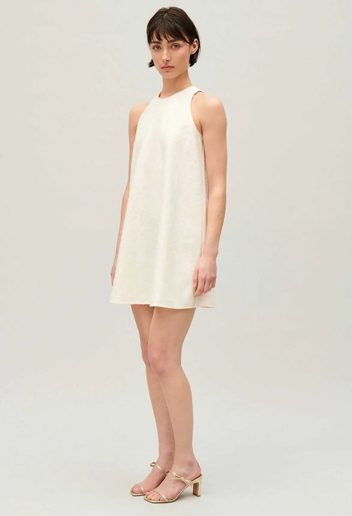 Robe Courte Pailletee Ecrue^Claudie Pierlot Hot