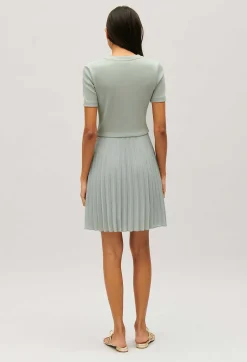 Robe Courte Plissee Amande^Claudie Pierlot Online