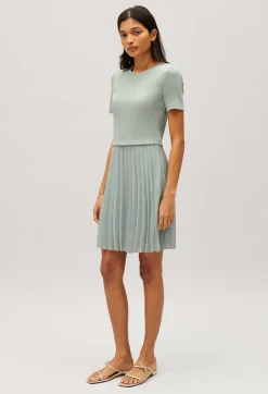 Robe Courte Plissee Amande^Claudie Pierlot Online
