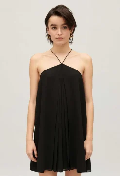 Robe Courte Plissee Noire^Claudie Pierlot Fashion