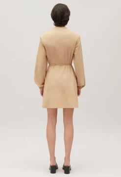 Robe Courte Portefeuille Col Mao^Claudie Pierlot Shop