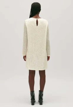 Robe Courte Rififi Sequins Ecrue^Claudie Pierlot Online