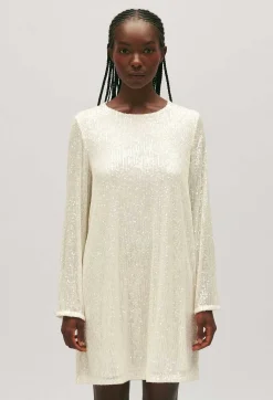 Robe Courte Rififi Sequins Ecrue^Claudie Pierlot Online