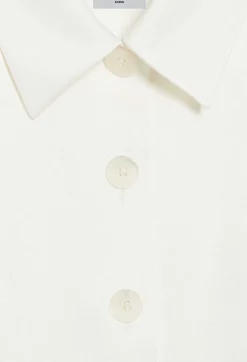 Robe Courte Satinee Ecrue^Claudie Pierlot Clearance