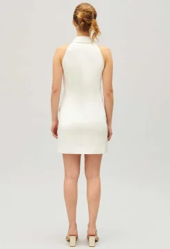 Robe Courte Satinee Ecrue^Claudie Pierlot Clearance