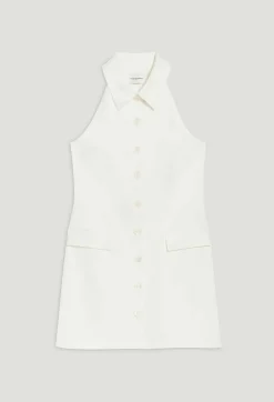 Robe Courte Satinee Ecrue^Claudie Pierlot Clearance