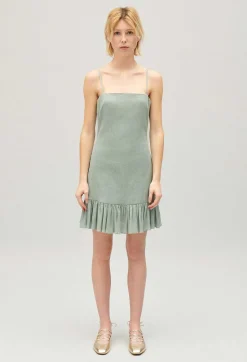 Robe Courte Volantee Amande^Claudie Pierlot Best Sale