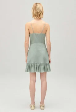 Robe Courte Volantee Amande^Claudie Pierlot Best Sale